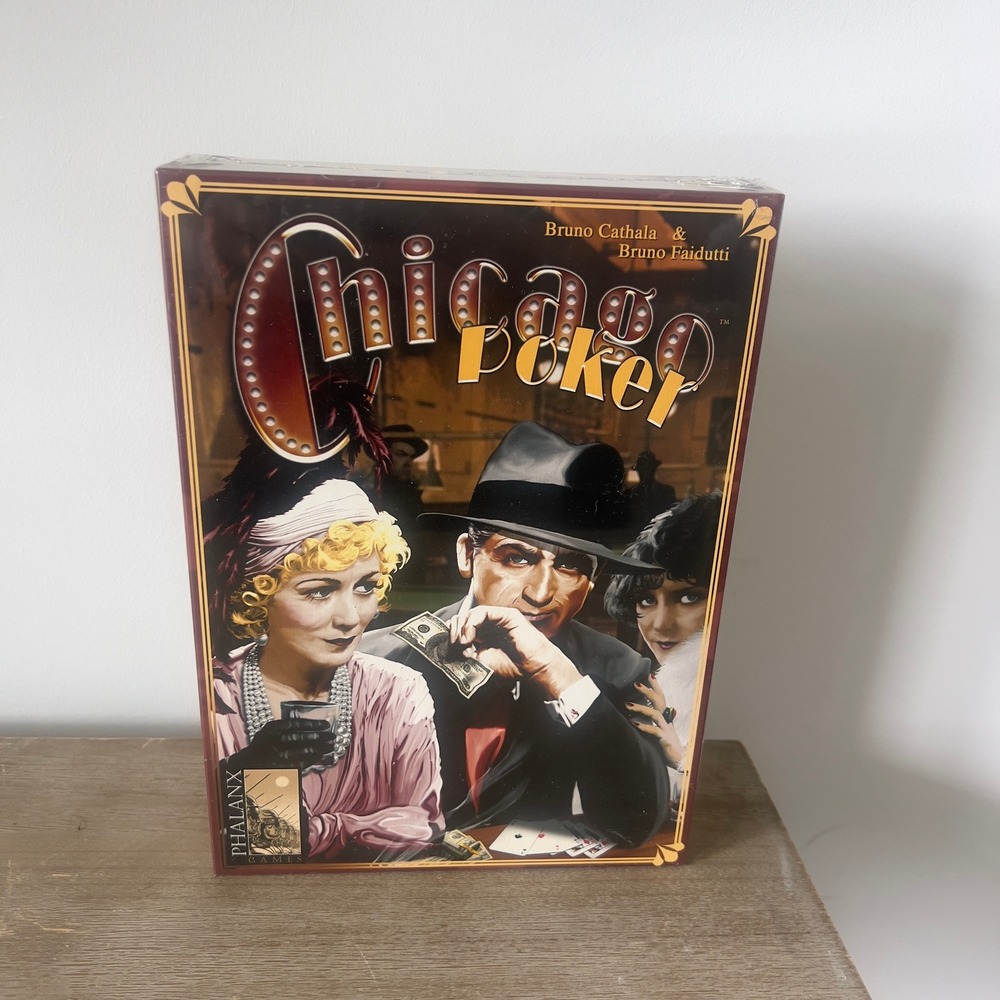 Chicago Poker Board Game Phalanx Games‎ Bruno Cathala Roaring Twenties Sealed